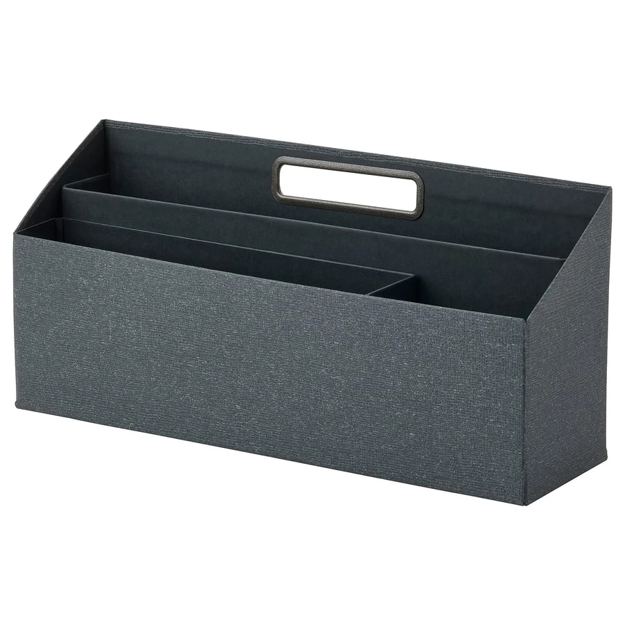 TJOG Desk organiser, dark grey, 34x16 cm