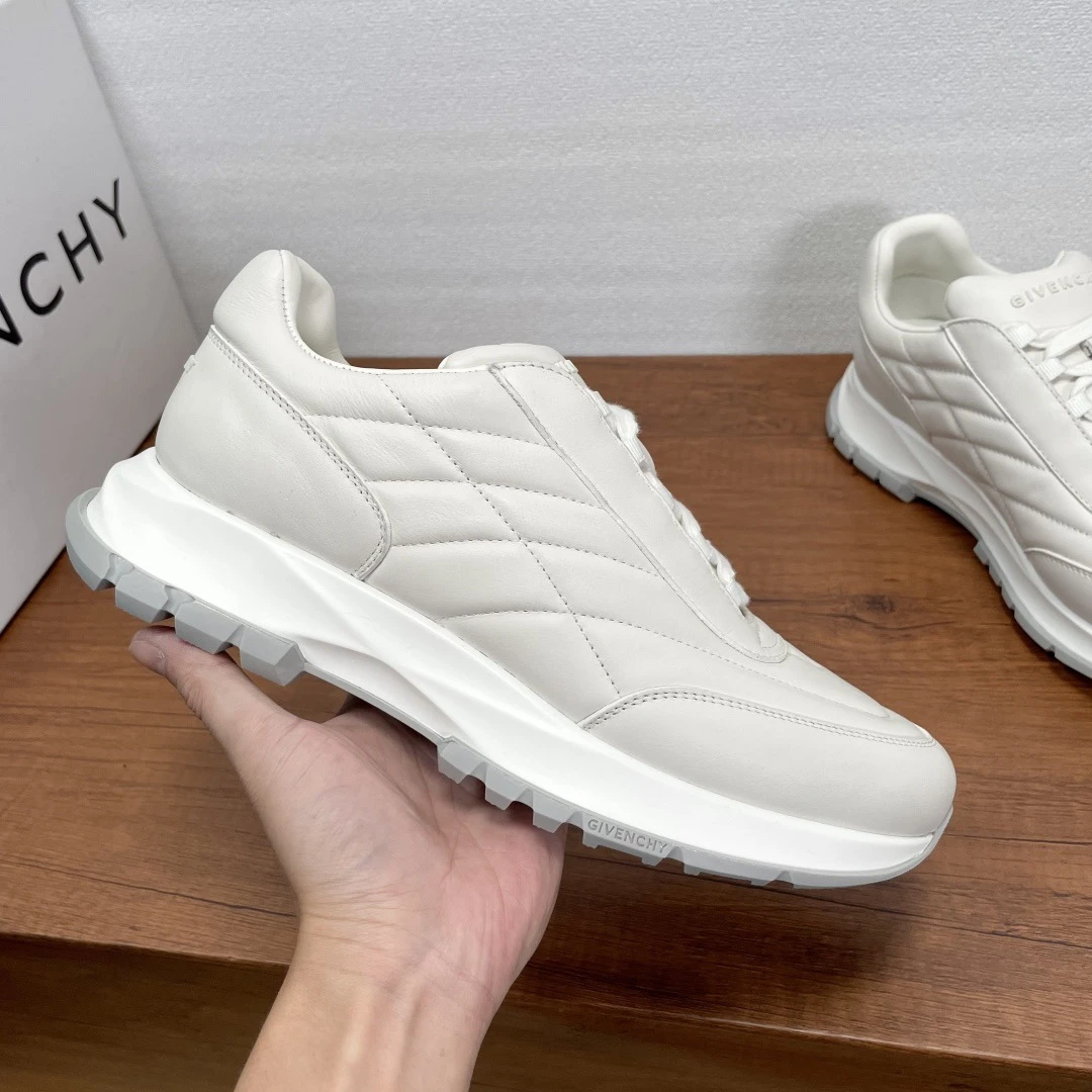 Givenchy New Men's Leather Air Cushion Platform Sneakers