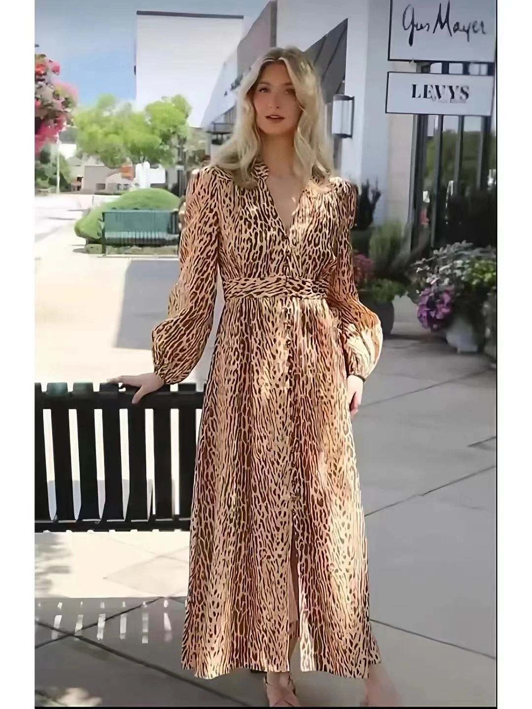 Leopard Print Midi include