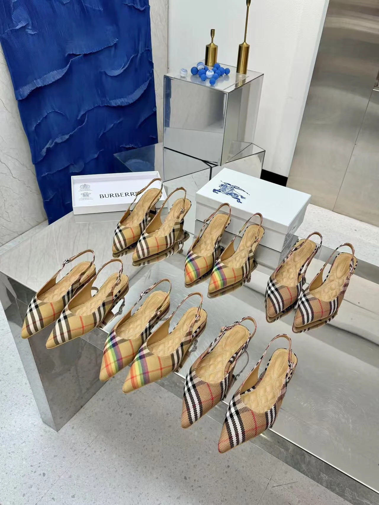 Burberry stiletto and flat autumn shoes