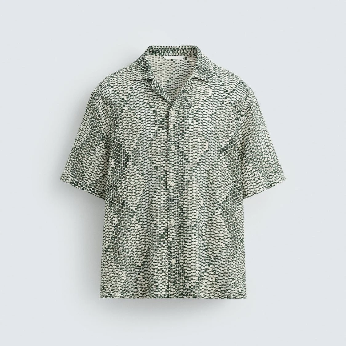 TEXTURED CROCHET SHIRT