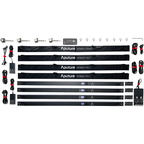 Aputure INFINIBAR PB12 RGB LED Light Panel 8-Light Kit (4')