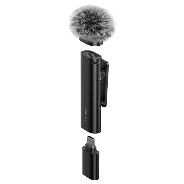 Ulanzi WM-10 plug-in microphone with noise reduction for recording, interviews