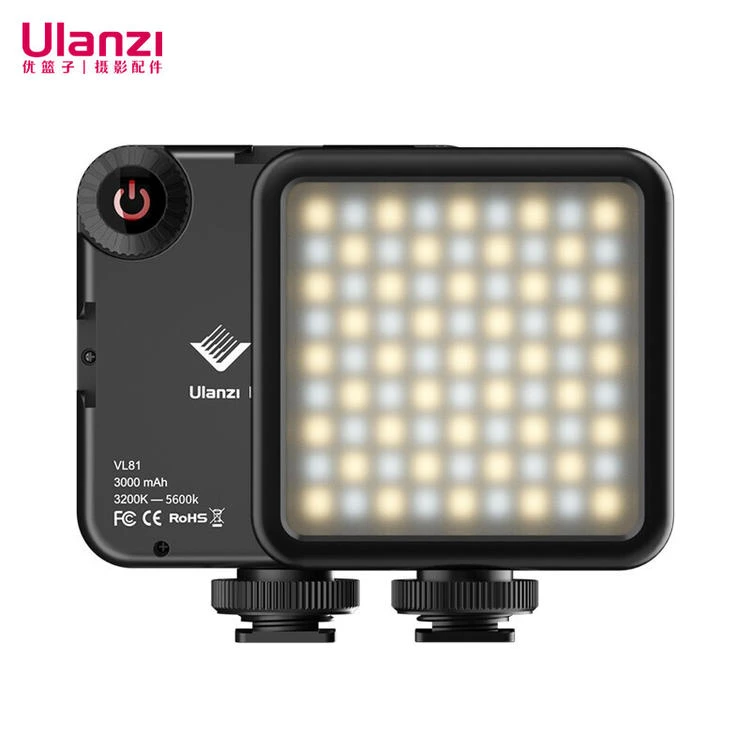 Ulanzi VL81 Mini Portable Pocket Fill Light Dual Color Temperature LED Soft Light
